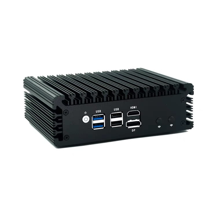 InuoMicro 4 LAN Mini PCFirewall Router N100 Intel Processor N100 6M Cache, up to 3.40 GHz