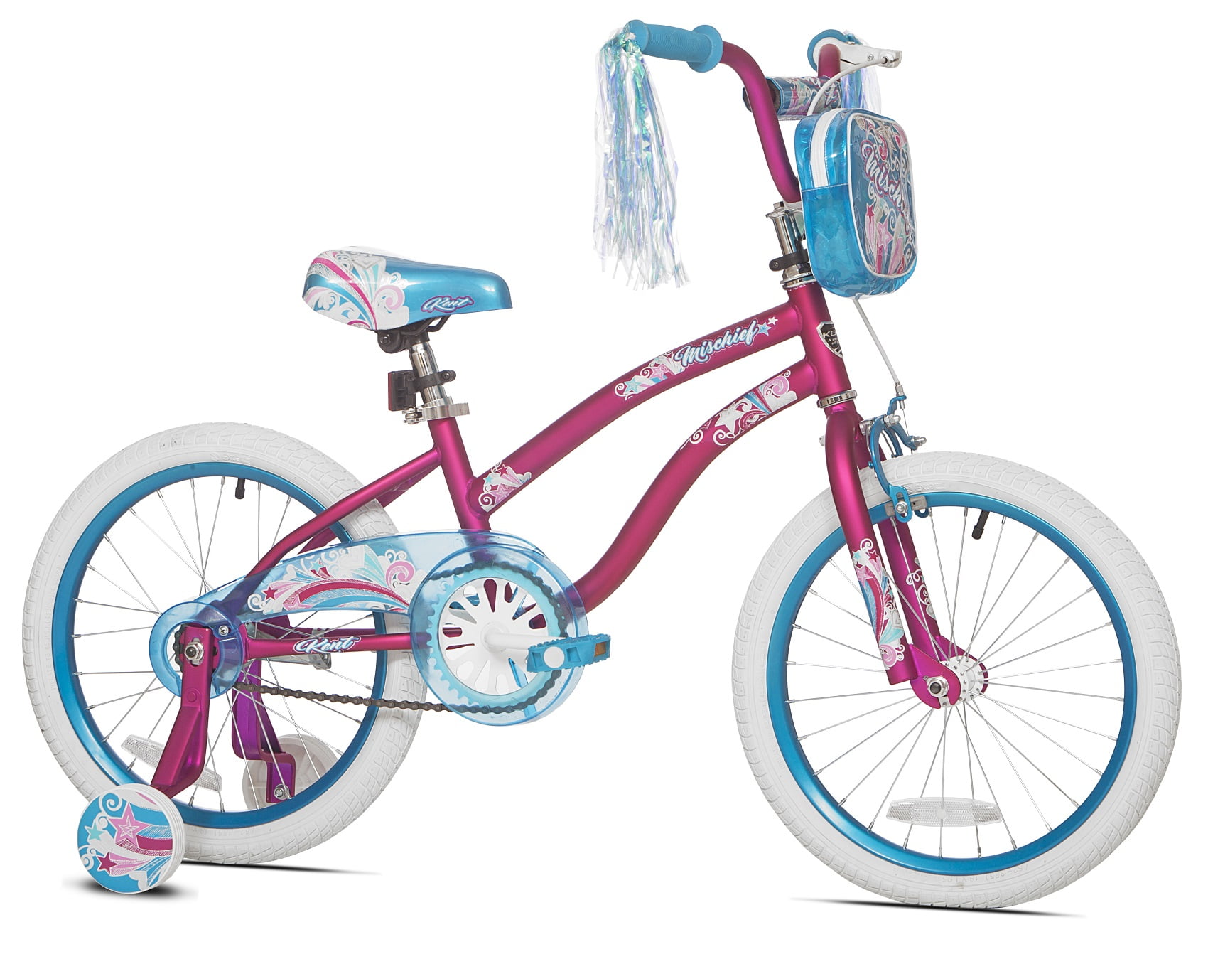 Kent 18 In. Mischief Girl's Bike, Pink and Blue