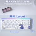 thumbnail image 4 of Restored AULA Hero 99 RT Mechanical Keyboard 0.005mm RT RGB Neon Light Box Hot-swappable Customized Wired Keyboard Specially Designed for Professional-Grade Gaming and E-Sports, 4 of 7