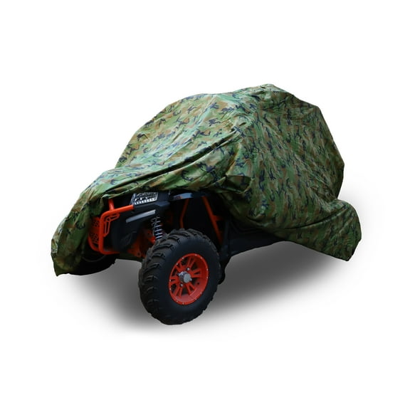 Unique Bargains UTV Cover 4 Wheel Full Cover Waterproof Cover 2-3 Seater for Polaris RZR PRO for Ranger Camouflage Color