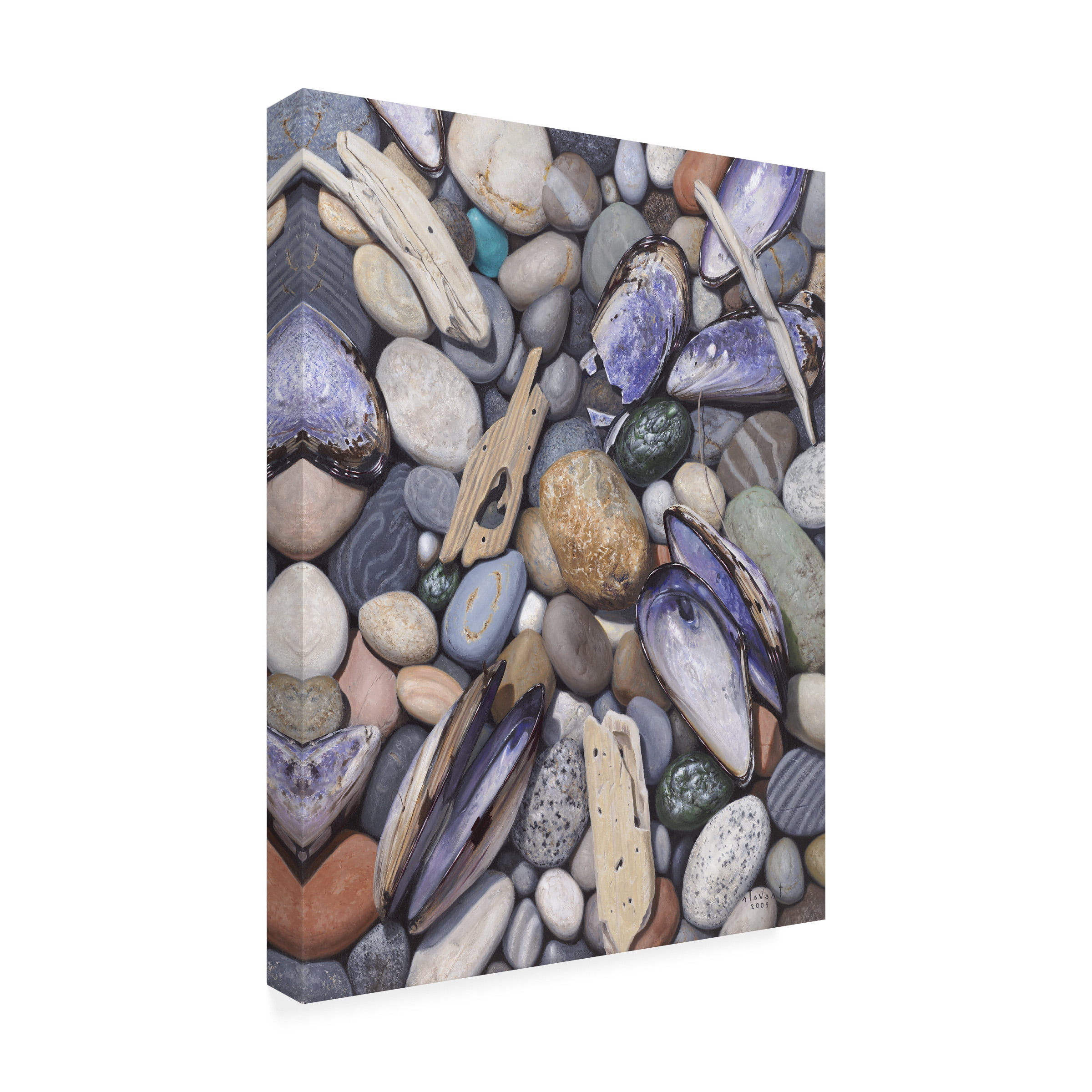 Stephen Stavast 'Treasure at Muscle Beach' Canvas Art