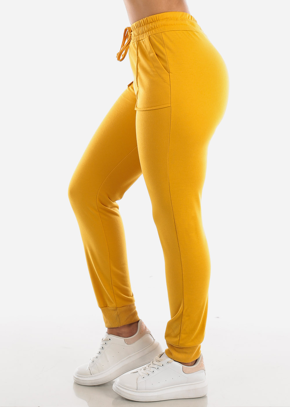 mustard joggers womens