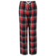 thumbnail image 1 of Skinnifit - Pantalón de Pijama Diseño Tartán para Mujer (Cuadros Rojos/Marinos), 1 of 2