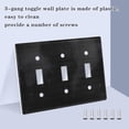 thumbnail image 4 of Dailycode Light Switch Plate Covers 2 Gang Wall Plate Plastics Outlet Covers for Kitchen Home Office Decor Clouds Starry Sky, 4 of 8