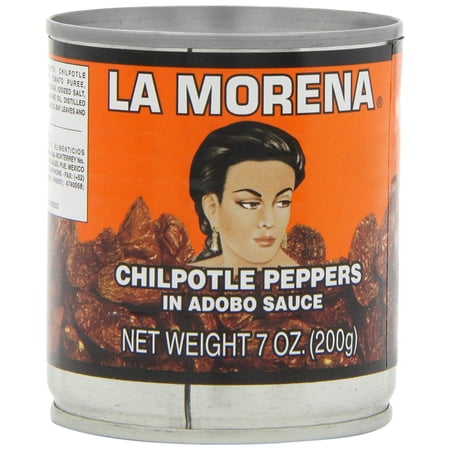La Morena Chipotle Peppers in Adobo Sauce, 7-Ounce Tins (Pack of 6)