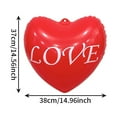 thumbnail image 3 of YingYouFu Valentine Day Inflatable Heart Balloon Outdoor Decorations PVC Valentines Outdoor Heart Ornament for Wedding Party Yard Decor(Love), 3 of 6