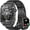 Silver & Black, variant on Smart Watch for Men(Answer/Call) 1.91" Screen Outdoor Sport Smartwatch 100+ Sport Modes Smartwatch Big Battery Waterproof Step Counter for iOS Android
