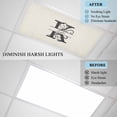 thumbnail image 4 of Letter K Fluorescent Light Covers, Monogram Words Magnetic Light Covers for Ceiling Lights, Fluorescent Ceiling Shade Filters for Classroom Bedroom Office 4x2Ft x 2PCS, 4 of 8