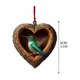 thumbnail image 3 of Adornos navideños, adornos navideños, regalos navideños, colgante acrílico con forma de corazón., 3 of 7