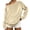 Beige, variant on Womens Off Shoulder Velvet Sweatshirt Long Sleeve Oversized Pullover Kangaroo Pocket Casual Daily Top