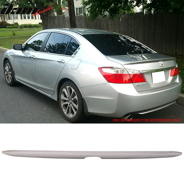 Ikon Motorsports Compatible With 13 16 Honda Accord Oe Trunk Spoiler Painted Nh700m Alabaster Silver Metallic Walmart Com Walmart Com