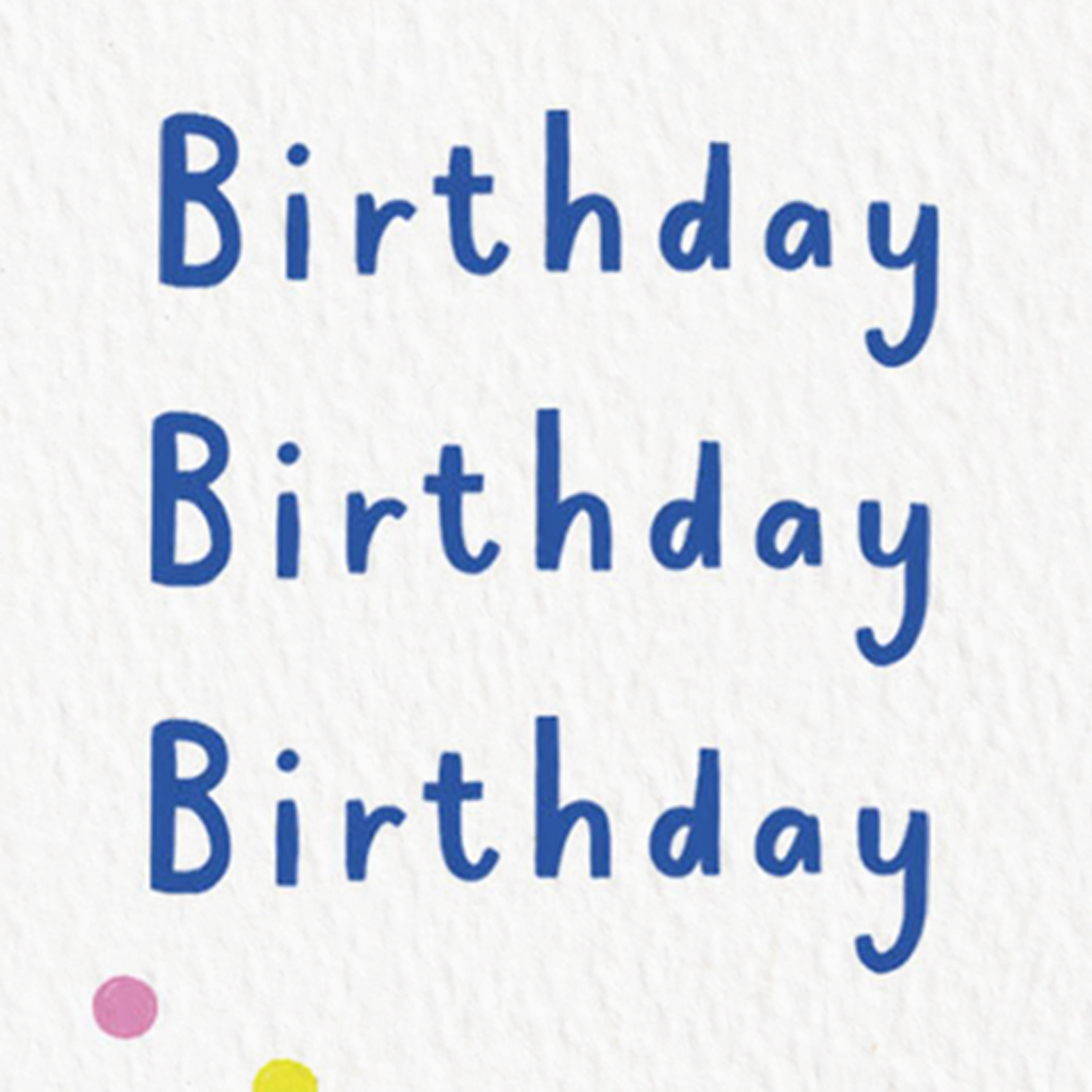 Hallmark Good Mail Birthday Greeting Card (Happy Happy Happy)