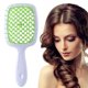 thumbnail image 2 of Ygjytge Cepillo De Pelo De Salón De Masaje De Cuero Cabelludo Con Peine De Cojín De Aire De Dientes Anchos (Blanco Verde) Ygjytge Para estrenar, 2 of 9