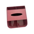 thumbnail image 2 of Car Armrest Box Storage Box Paper Box Console Holder Easy Installation Car Center Console Organizer Tray Middle Storage Rack Rose, 2 of 9