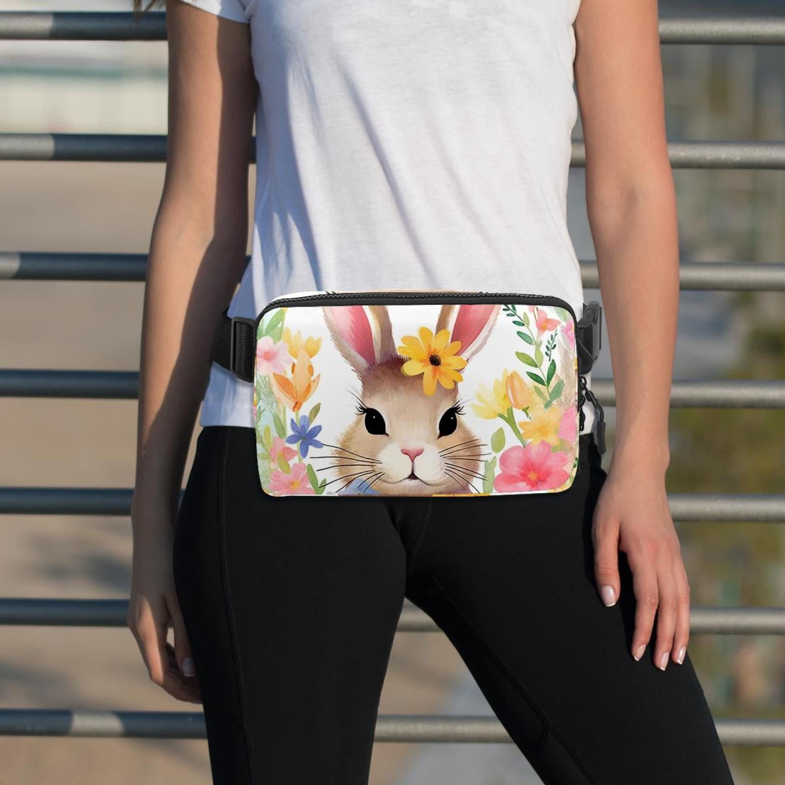 Easter Adjustable Lightweight Running Belt Waist Bag with Extension Strap for Unisex