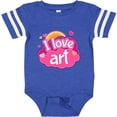 thumbnail image 3 of Inktastic Artist I Love Art Girls Baby Bodysuit, 3 of 5
