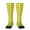 2 Black-2, variant on White Popcorn print thigh-high socks, crafted for both men and women with a stretchy, high-opaque design perfect for daily wear