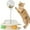 White #245, variant on Interactive Cat Treat Dispenser Toy and Puzzle Feeder with Spring Wand and Spinning Balls,Enrichment Activity Center for Indoor Cats and Kittens - White