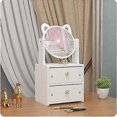 thumbnail image 4 of Makeup Organizer Cosmetic storage Display boxes with mirror, 4 of 4