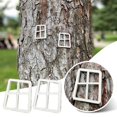 thumbnail image 2 of ¡Venta caliente! Adornos artesanales de ventana pequeña blanca para jardín y patio, 2 of 8