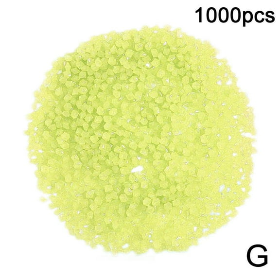 FurNest 1000PCS Glow In The Dark Pebbles Garden Glowing Rocks Fish Tank Lumino