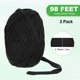 thumbnail image 3 of Uxcell 2-Pack Cuerda de Jardín, Cinta de Jardinería Elástica de 98 Pies para Plantas Trepadoras/Tomates/Árboles Frutales/Jardineros, Ataduras de Plantas de Tela Verde [Negro], 3 of 6