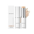 thumbnail image 2 of Matte Foundation Stick, Anti Wrinkle Foundation Stick, Skin Magnet High Coverage Foundation Stick, Hydrating Lightweight, Multi-Use Face Makeup Contour Stick for All Skin Types-Nude (Natural), 2 of 8