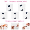 thumbnail image 4 of (10B-Pink) Mini Night Light Cute Small LED Desk Lamp Cartoon Student Bedside Lamp Cabinet Light, 4 of 14