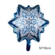 thumbnail image 4 of Globo de aluminio con forma de copo de nieve, globo de aluminio con forma de estrella y copo de nieve de invierno para cumpleaños, 4 of 6