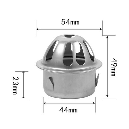 

Ruibeauty Stainless Steel Balcony Roof Round Large Displacement Anti-blocking Floor Drain