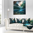 thumbnail image 3 of Designart Tropical Paradise Seashore - Seascape Throw Pillow - 18x18, 3 of 5