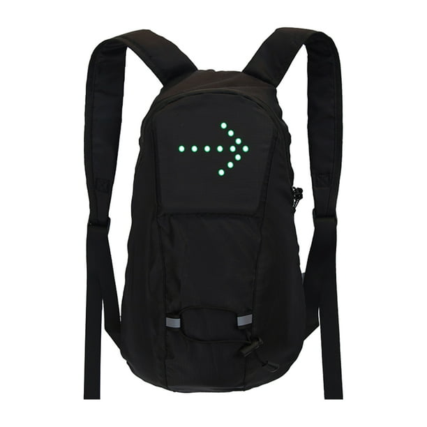 Naiovety Bolsa de seguridad en ciclismo con Control remoto inalámbrico de nailon para aplicaciones amplias, mochila para bicicleta, bolsa para Ciclismo Negro