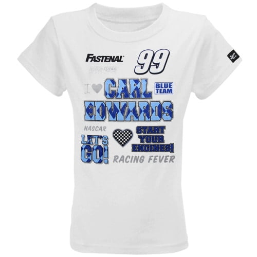 Carl Edwards Chase Authentics #99 Fastenal BIG Name & Number Tee FREE SHIP! 