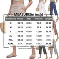 thumbnail image 3 of Cotton Linen Pants Womens Straight Leg Casual Capris 2026 Summer Beach Vacation Cropped Trousers Plus Size Drawstring Capri Pants Gray M, 3 of 5