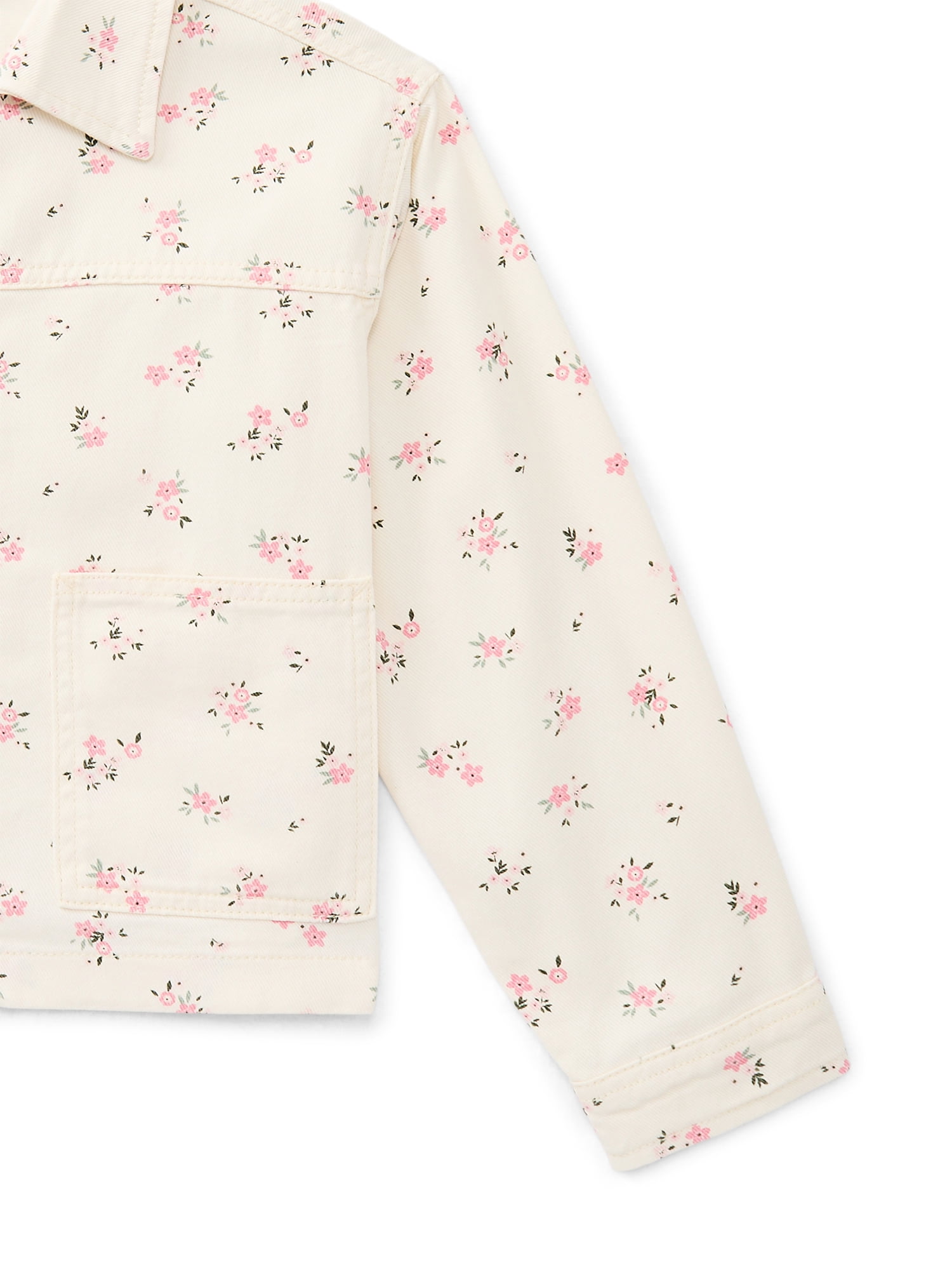 Wonder Nation Girls Denim Trend Jacket, Sizes 4-18 & Plus
