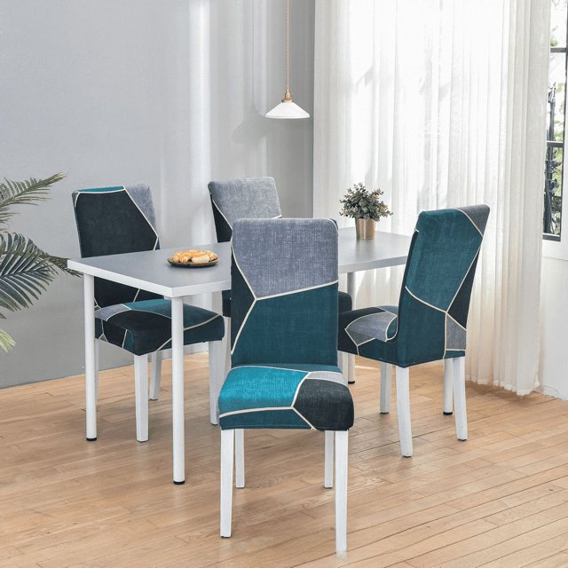 Funda de silla elástica de una pieza con estampado de color sólido de seda de leche, funda de silla antisuciedad sencilla para exteriores, comedor y sala de estar