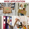 thumbnail image 7 of Uxcell Rectangle Labels Sticker Self-Adhesive Color Coding Labels for Office Organization Red, 7 of 7