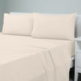 thumbnail image 5 of Soft Lightweight Brushed Cotton Blend Bed Sheet Set – 3-Piece Twin XL – Ivory, 5 of 11