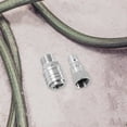 thumbnail image 1 of TABLZONE Pressure Washer Connector Fitting 2Pcs Silver Stainless Steel Adapter Set for Prevent Twisting, 1 of 7