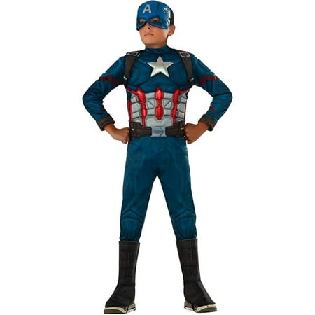 Captain America Boy's Halloween Costume - Medium