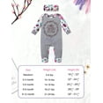 thumbnail image 6 of Newborn Baby Girl Clothes Romper Onesie Cotton Newborn Outfit for Girls Cute Infant Girl Jumpsuits Clothes 0-3 Months, 6 of 7