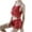 Red, variant on Lovskoo 2024 Satin Pajamas for Women Two Piece Shorts Set Spaghetti Strap Loungewear Lace Sheer Elastic Camisole Lace Short Sleepwear Nightwear Pajama Set Sleepwear White