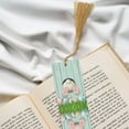 thumbnail image 6 of Kdxio White Bunny Bottom And Easter Eggs Print Metal Tassel Bookmarks,Perfect Gift for Art Lovers and Bookworms Metal Bookmarks for Women, 6 of 8