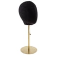 thumbnail image 4 of facefd Suede Cork Mannequin Head Hat Rack Cap Wig Holder Display Stand Black, 4 of 9