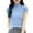 Blue-02, variant on Mittory Women's Mock Neck Sweater Casual Cap Sleeve Ribbed Knit Pullover Tops Summer Shirts Fall Clothes