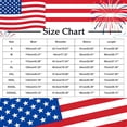 thumbnail image 3 of 250 Anniversary USA Shirt Women's Independence Day Print Casual Crewneck Sweatshirt Soft Long Sleeve Pullover for Holiday Daily Wear White XL, 3 of 4