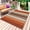 Orange, variant on Outdoor Rug 3' x 5', Sage Green Large Carpet Area Rugs for Patio, RV, Deck, Farmhouse Wood Grain Vintage Brown Striped Water Absorption Camping Rug, Lightweight Washable Rugs Runner