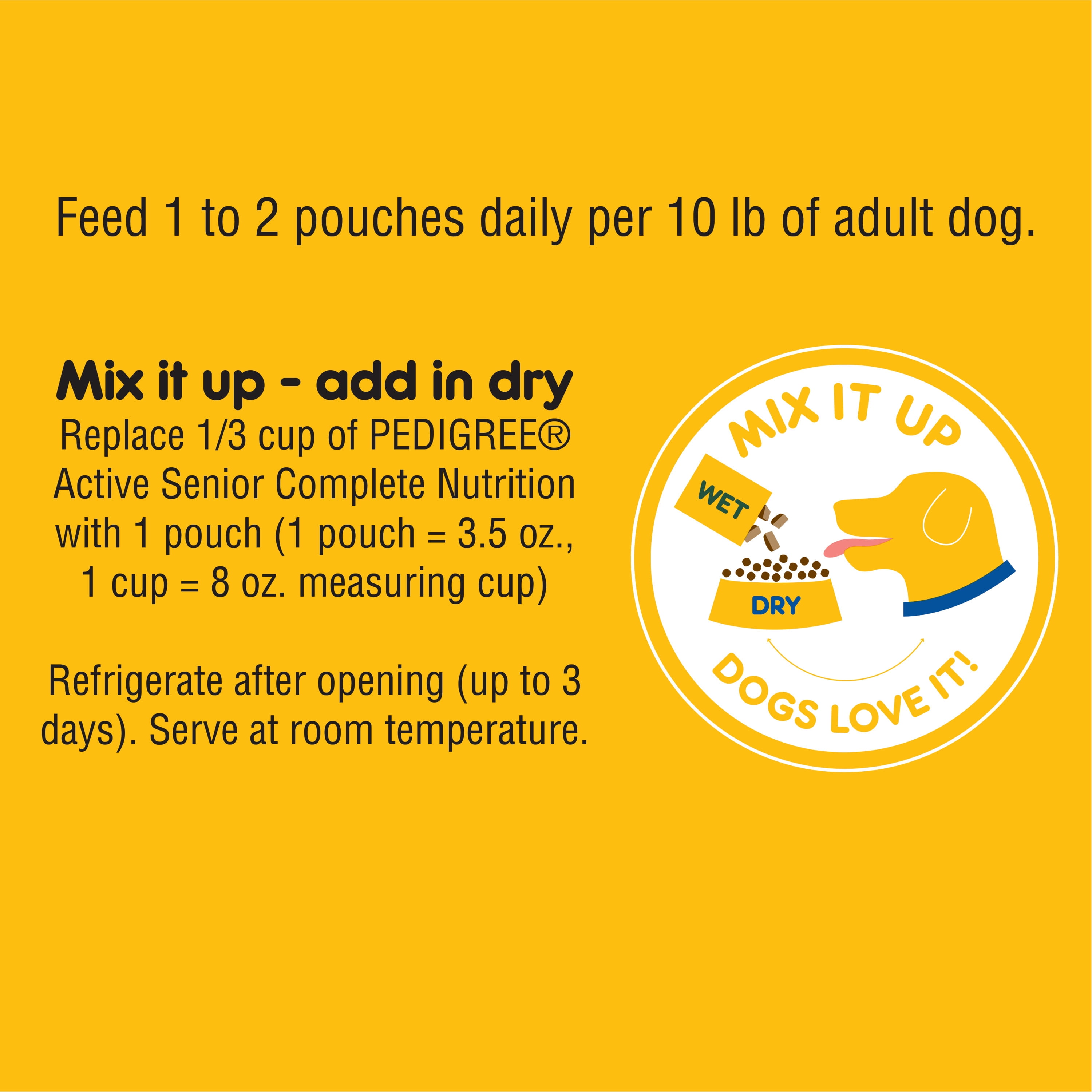 pedigree chum senior pouches