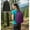 black+dark Purple, variant on Zrova Lightweight Waterproof Drawstring Gym Sack Sports Backpack for Men Women Travel Running Outdoor
