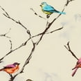 thumbnail image 6 of Little Birds Round Tablecloths Bird on Branches Tablecloths for Circular Tables Round Fitted Polyester Tablecover with Elastic, 6 of 8